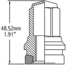 Lug Nut - Ford 14x1.5 Dually Flat Seat Chrome