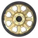 Tremor Impact 17x8.5 6x135 +0mm Gold with Black Ring