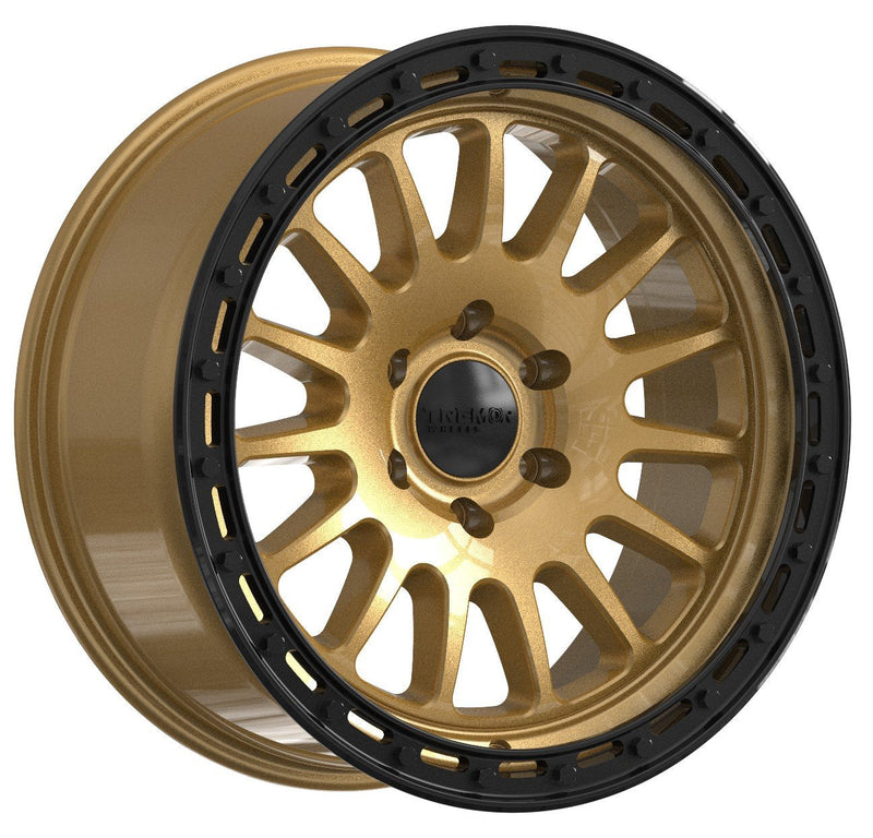 Tremor Aftershock 20x9 8x170 +0mm Gold with Black Ring