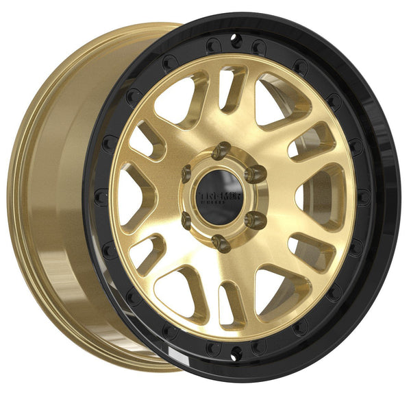 Tremor Shaker 20x9 6x135 +0mm Gold with Black Ring