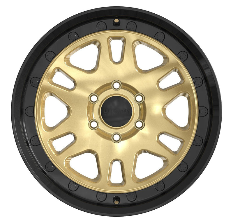 Tremor Shaker 20x9 8x180 +0mm Gold with Black Ring