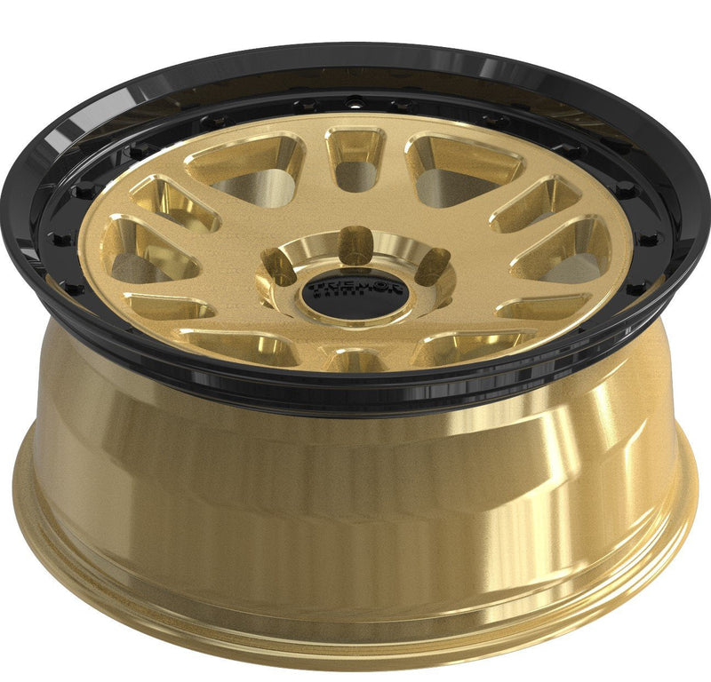 Tremor Shaker 20x9 8x180 +0mm Gold with Black Ring