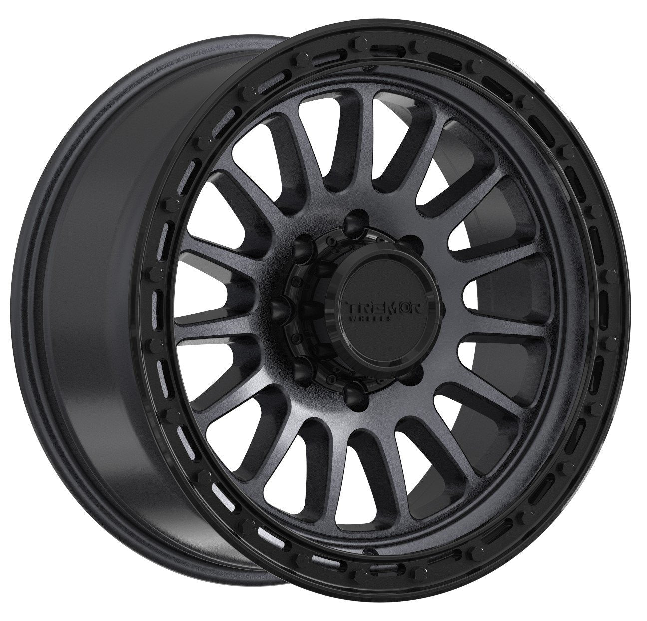 Tremor Aftershock 20x9 8x170 +0mm Gray with Black Ring
