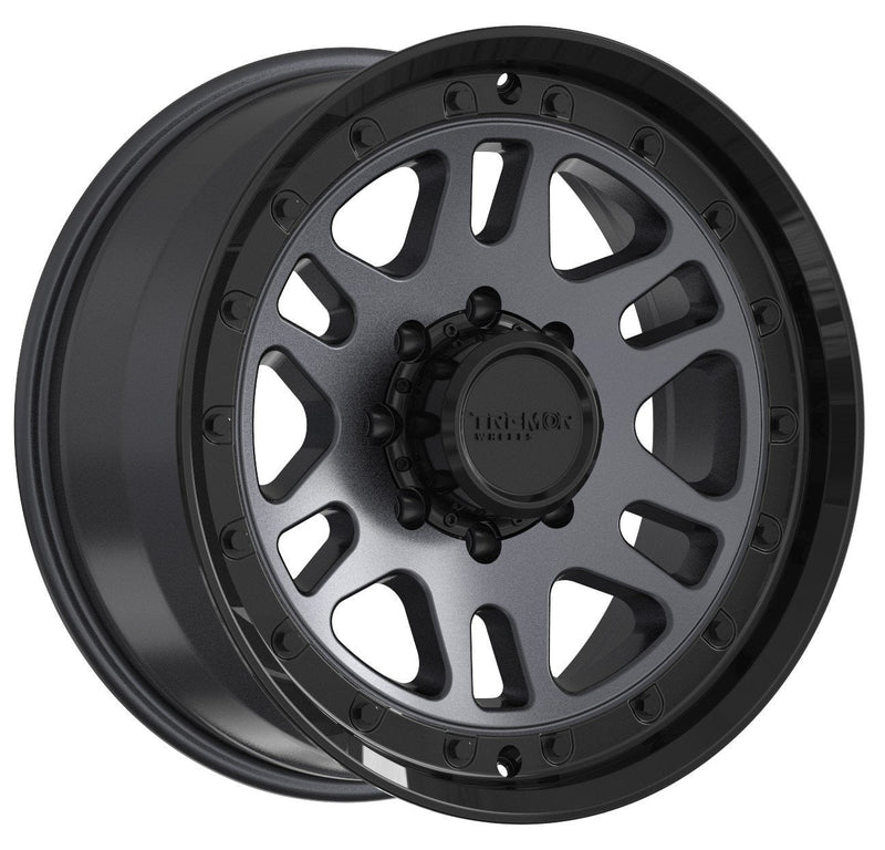 Tremor Shaker 20x9 6x135 +0mm Gray with Black Ring