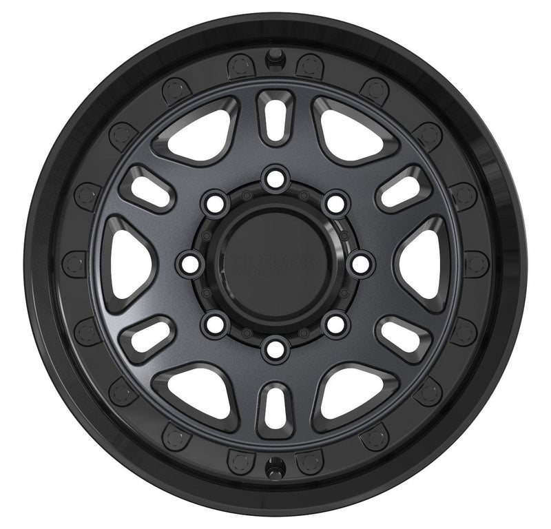 Tremor Shaker 17x8.5 6x135 +0mm Gray with Black Ring