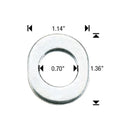 Washer - ET Flat - Centered Hole