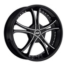 Avenue A604 20x8 5x110 & 5x115 40mm Gloss Black Machined
