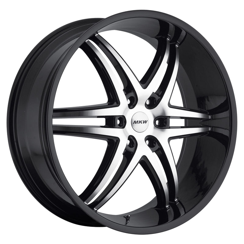 MKW M114 20x8.5 5x114.3 35mm Gloss Black Machined