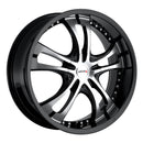 MKW M101 17x7.5 5x112 & 5x115 40mm Gloss Black Machined