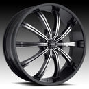 MKW M111 18x7.5 5x110 & 5x115 40mm Gloss Black Machined