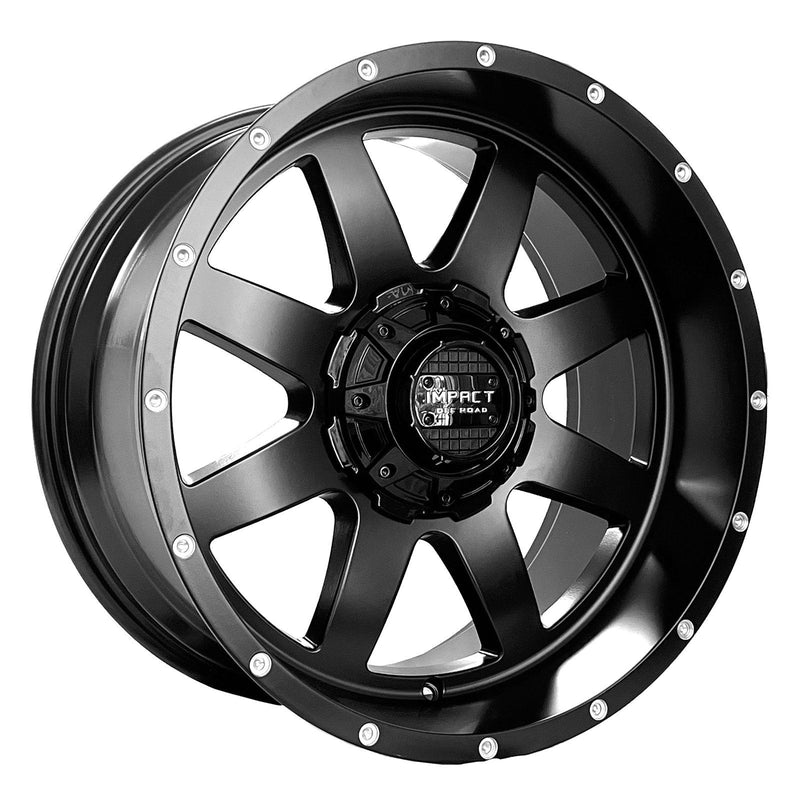 Impact 804 20x10 6x139.7 & 6x135 -12 Matte Black