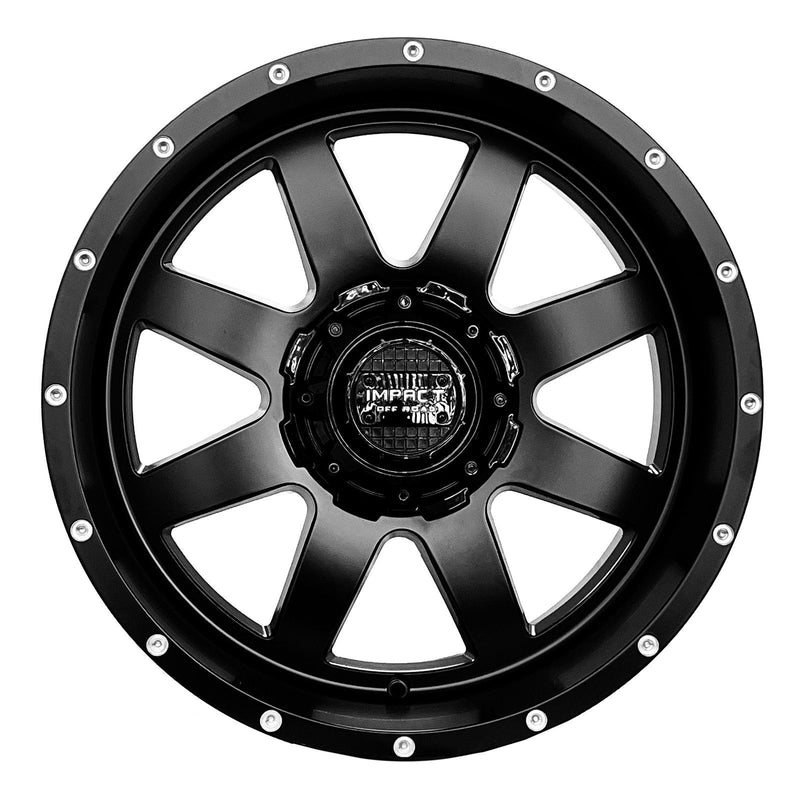 Impact 804 20x10 6x139.7 & 6x135 -12 Matte Black