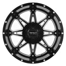 Impact 810 20x10 5x139.7 & 5x127 -12 Gloss Black/Milling Windows