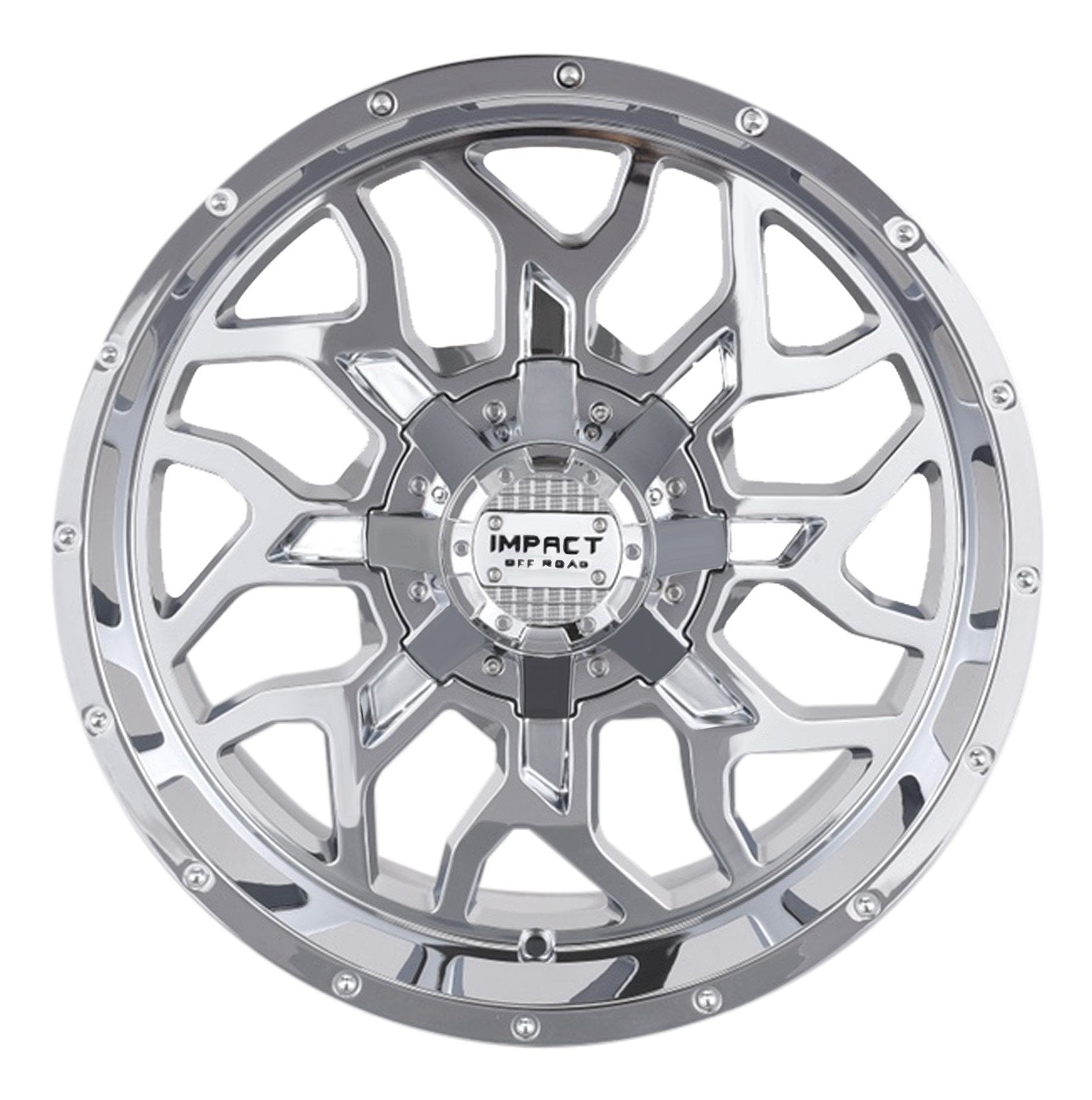 Impact 813 20x10 6x139.7 & 6x135 -12 Chrome
