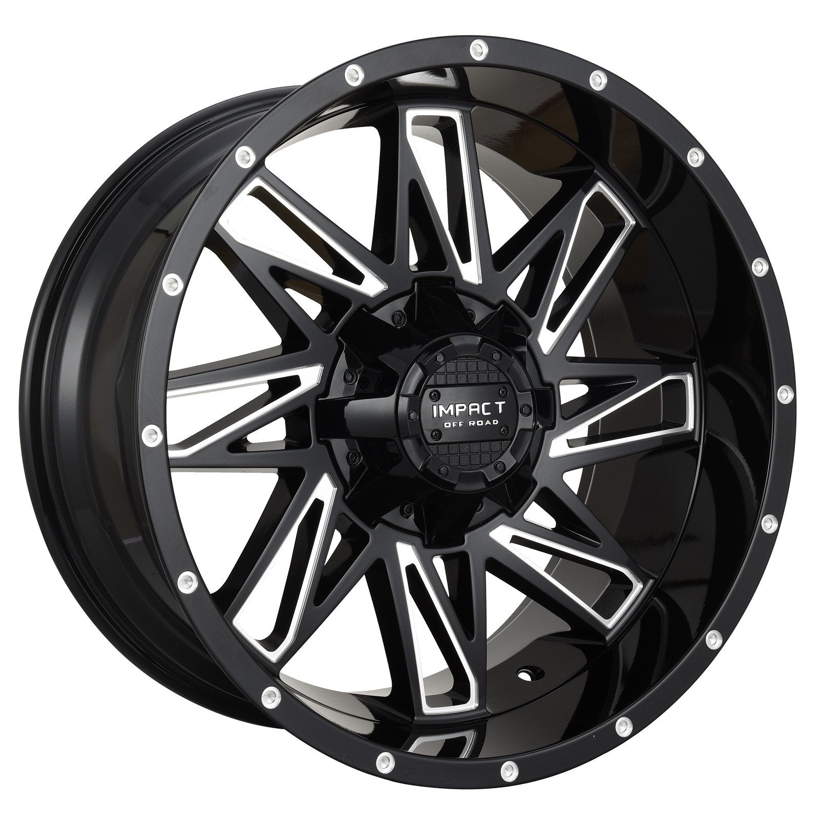 Impact 814 20x9 6x139.7 & 6x135 0 Gloss Black/Milling Windows
