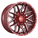 Impact 819 20x10 6x139.7 & 6x135 -12 Red/Milling Windows