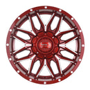 Impact 819 20x10 6x139.7 & 6x135 -12 Red/Milling Windows