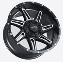 Impact 820 20x10 6x139.7 & 6x135 -12 Gloss Black/Milling Windows
