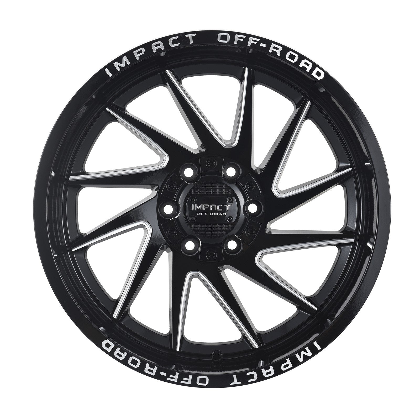 Impact 824 22x12 6x139.7 & 6x135 -44 Gloss Black/Milling Windows