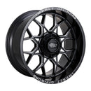 Impact 828 20x10 6x139.7 & 6x135 -12 Gloss Black/Milling Windows