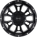 Impact 901 20x10 6x139.7 & 6x135 -12 Gloss Black/Milling Windows